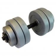 Гантель сборная винил 10 кг (замок гайка) Nobrand