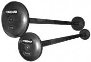 Фиксированная обрезиненная штанга  FP\FB-RUB-EPR\15KG\BK-FM-00 Foreman