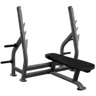 Олимпийская горизонтальная скамья со стойками  IT7014 Impulse!