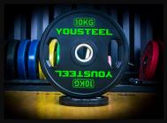 Диск 10 кг  TWO HANDLES YouSteel