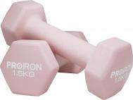 Гантели неопреновые гексагональные 2шт по 1,5кг  Г2015НГ PROIRON