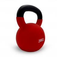 Гиря виниловая 28 кг  KBVIN28RD Red UnixFit