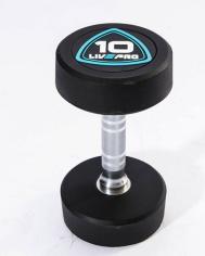 Гантели в уретане 8 кг  Studio Dumbbells LP8075-08 Live Pro