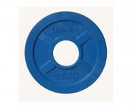 Диск обрезиненный 2,5кг  DR71022 - 2,5С цветной Johns