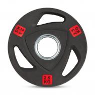 Диск 51 мм. обрезиненный с 3-мя хватами 2,5 кг  VF-ST51025 VictoryFit