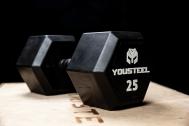Гантель обрезиненная  HEX DB 5 кг YouSteel