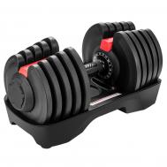 Регулируемая гантель 40кг  SINGLE HYFIT