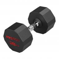 Гантель обрезиненная 28кг  Г1280ОБР PROIRON