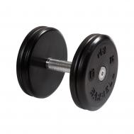 Гантель классик с вращающейся ручкой хром 15 кг  MB-FdbEM-B15 MB Barbell