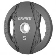 Диск олимпийский обрезиненный 5 кг  OK2005C-0500 OKPRO
