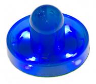 Бита для аэрохоккея  Top Shel/Lumen-X Laser LED d=96 мм синяя ATOMIC