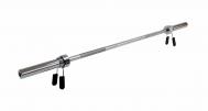 Гриф олимпийский прямой хромированный 60 quot;с замками  R-OB60-C REBEL