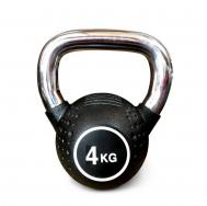Гиря полиуретановая с хромированной ручкой 4 кг  KB2015-4 Protrain