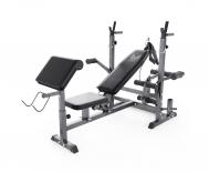 Скамья под штангу, с партой для бицепса  GYRONETICS GN008 DFC