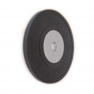 Диск тренировочный обрезиненный 10 кг  VICTORY черный DHS