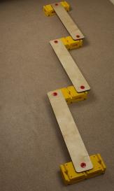 Дорожка для равновесия (фанера, пластик) 230x12x10 см DSAthletic