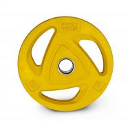 Диск обрезиненный олимпийский 15 кг, d50 мм  COP-15 Protrain