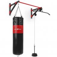 Верхняя тяга пристенная С турником и подвесом для груши  MH-D204 Marbo