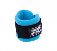 Ремень для тренировки мышц бедра и ягодиц регулируемый (F0-кольцо)  FT-AS05-F0-BE синий Original Fit.Tools