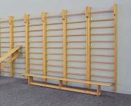 Шведская стенка с турником 280х80см СТАРТ бок. 120х40мм, перекладина 39х35мм Atlet