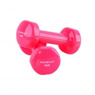 Гантель виниловая 1 кг (2шт)  BF-DV01-X2 Body Form