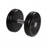 Гантель классик с вращающейся ручкой хром 19 кг  MB-FdbEM-B19 MB Barbell