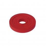 Диск тренировочный обрезиненный 2,5 кг  VICTORY красный DHS
