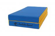 Мат складной № 3  100х100х10см сине-желтый Perfetto Sport