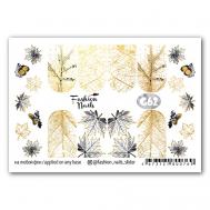 Слайдер дизайн для ногтей "Autumn Leafs" FASHION NAILS