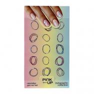 Наклейки для ногтей HOLOGRAPHY PINK UP
