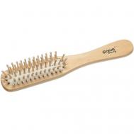 Щетка "Эко" массажная с деревянным штифтом, прямоугольная DEWAL BEAUTY