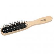 Щетка "Эко" массажная с пластиковым штифтом, прямоугольная DEWAL BEAUTY