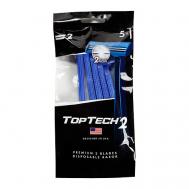 Одноразовый станок, с 2 лезвиями TopTech