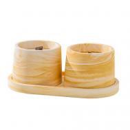 Свечи в бетоне на подставке "Лофт" БОГАТСТВО АРОМАТА