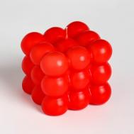 Свеча фигурная "Бабл куб" БОГАТСТВО АРОМАТА