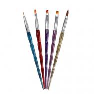 Набор кистей для наращивания и дизайна ногтей Queen fair