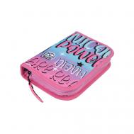 Пенал текстильный с наполнением для девочек PlayToday