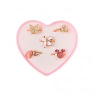 Набор колец для девочек, 5 шт PlayToday