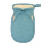 Мочалка «Королевский пилинг», рукавица двусторонняя на резинке, в ассортименте 3 цвета Банные Штучки