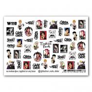 Слайдер дизайн для ногтей "Disney Girls" FASHION NAILS