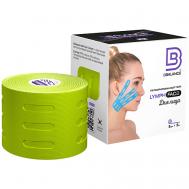 Перфорированный кинезио тейп для лица BB LYMPH Face 5см * 5м, лайм BBalance