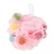 Мочалка-шар для тела синтетическая (hearts) deco