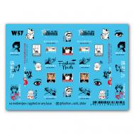 Слайдер дизайн для ногтей "Аниме" FASHION NAILS