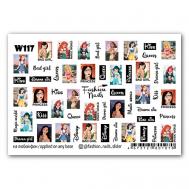 Слайдер дизайн для ногтей "Disney Heroes" FASHION NAILS