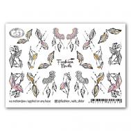 Слайдер дизайн для ногтей "Бохо" FASHION NAILS