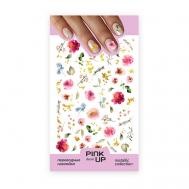 Наклейки для ногтей METALLIС PINK UP