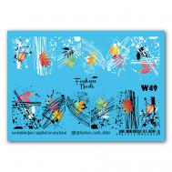 Слайдер дизайн для ногтей "Осеннее настроение" FASHION NAILS