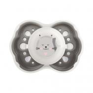 Ночная силиконовая пустышка, со скошенным соском от 0 месяцев Lubby