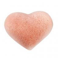 Спонж из конняку CLEAN сердце (розовый) deco
