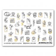 Слайдер дизайн для ногтей "Brands" FASHION NAILS